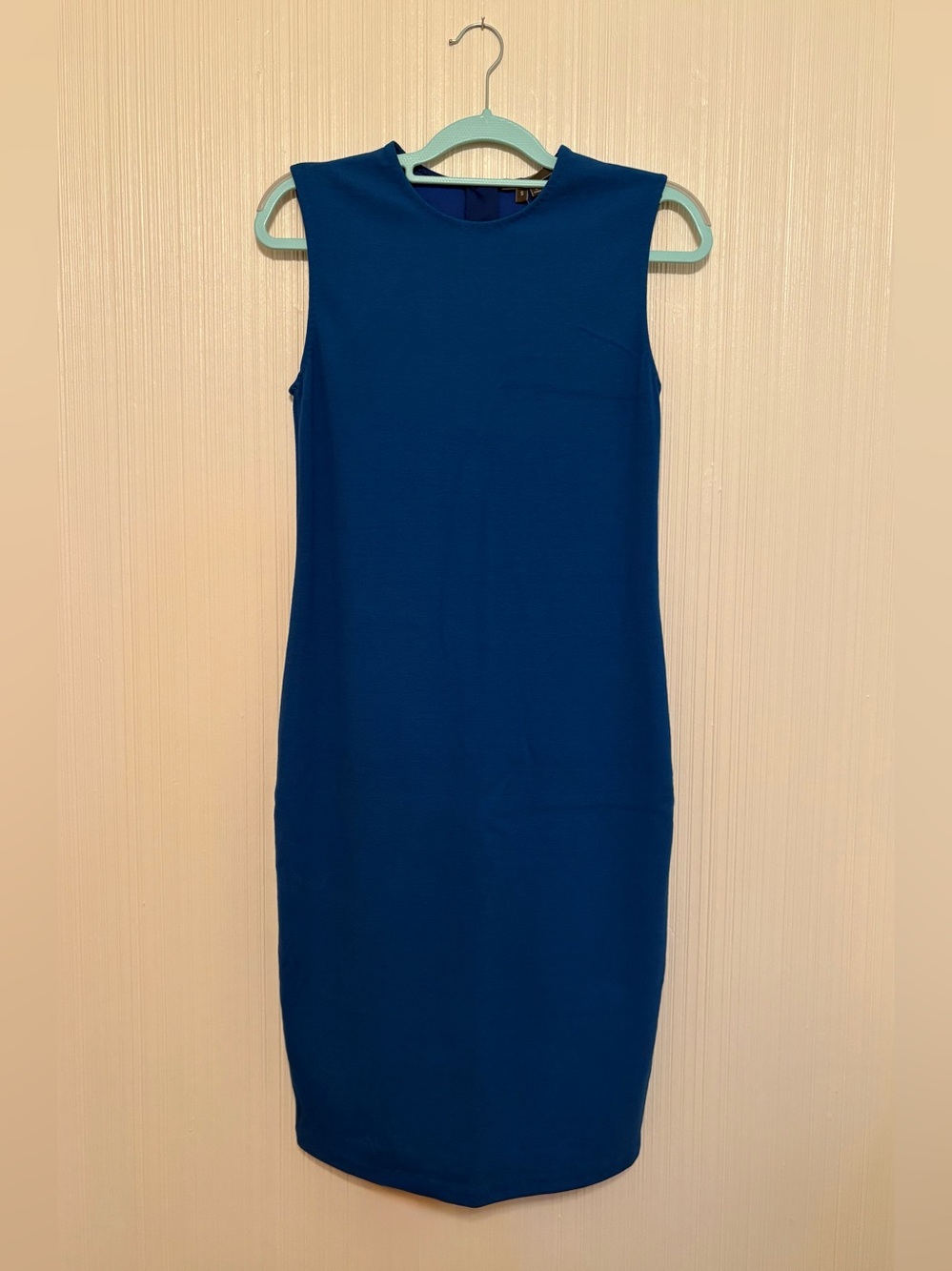 VINCE - Small Sleeveless Blue Sheath Dress